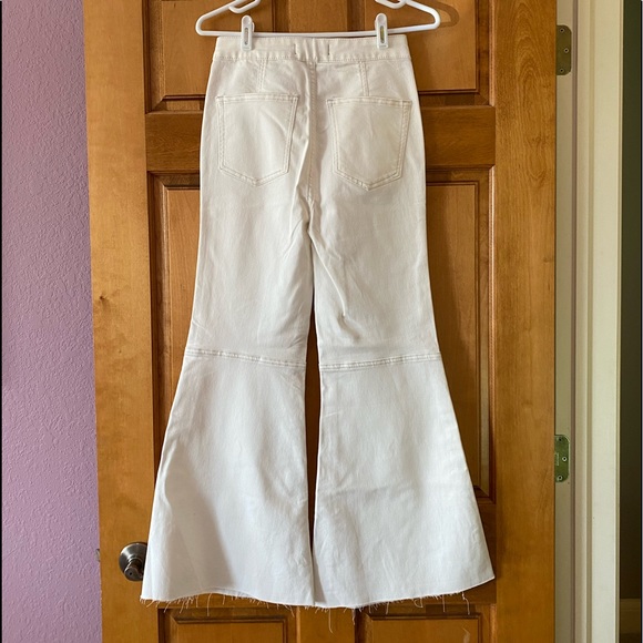 FREE PEOPLE “JUST FLOW ON” FLARE JEANS - Picture 3 of 7